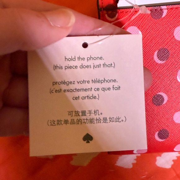 Kate Spade NWT Laurel Way Fiesta Dot Cross Body Phone Bag - Picture 10 of 12